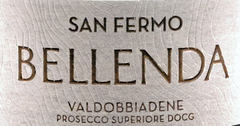 Etichetta del vino Valdobbiadene Prosecco Superiore San Fermo Brut 2024