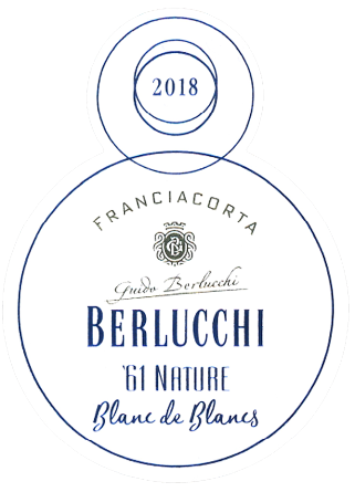 Etichetta del vino Franciacorta ’61 Blanc de Blancs Nature 2018