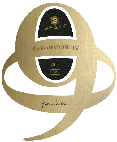 Etichetta del vino Franciacorta Riserva Franco Ziliani Dosaggio Zero 2011