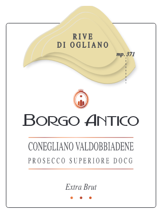 Etichetta del vino Conegliano Valdobbiadene Prosecco Superiore Rive di Ogliano Extra Brut 2024
