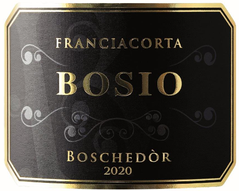 Etichetta del vino Franciacorta Boschedòr Extra Brut 2020
