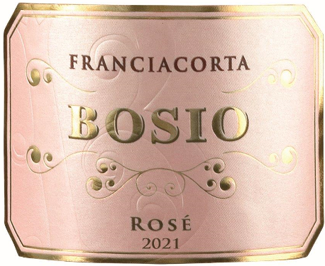 Etichetta del vino Franciacorta Rosé Extra Brut 2021