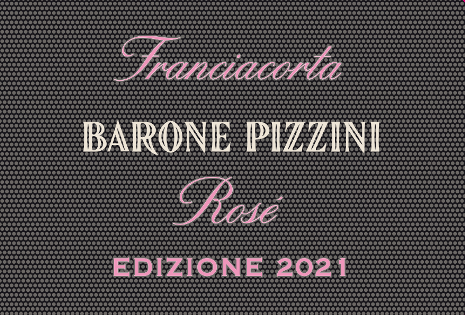 Etichetta del vino Franciacorta Rosé Extra Brut Edizione 2021