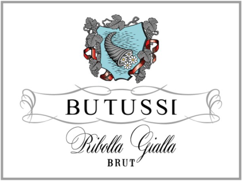 Etichetta del vino Ribolla Gialla Brut
