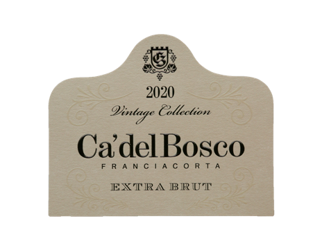 Etichetta del vino Franciacorta Vintage Collection Extra Brut 2020