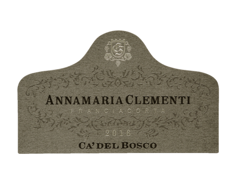 Etichetta del vino Franciacorta Riserva Cuvée Annamaria Clementi Dosage Zéro 2016