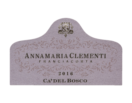 Etichetta del vino Franciacorta Riserva Cuvée Annamaria Clementi Rosé Extra Brut 2016