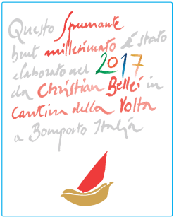 Etichetta del vino Christian Bellei Brut 2017