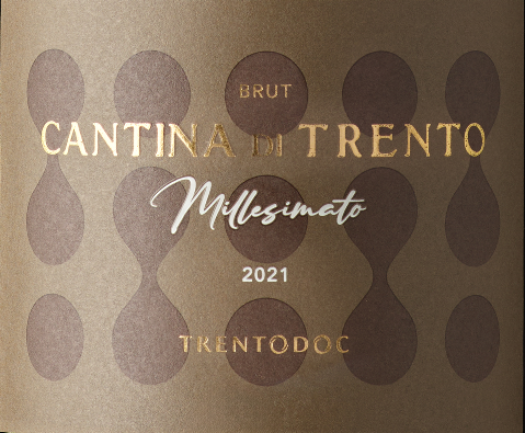 Etichetta del vino Trento Brut 2021