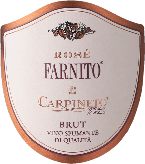 Etichetta del vino Farnito Rosé Brut