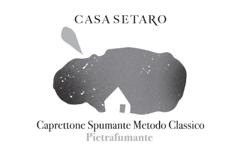 Etichetta del vino Pietrafumante Caprettone Brut 2022