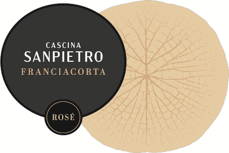 Etichetta del vino Franciacorta Rosé Brut