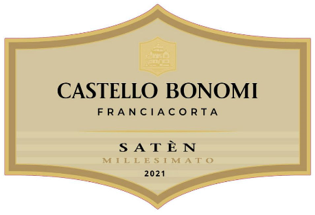 Etichetta del vino Franciacorta Satèn 2021