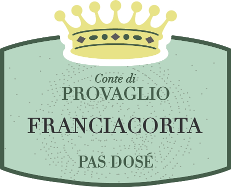 Etichetta del vino Franciacorta Conte di Provaglio Pas Dosé