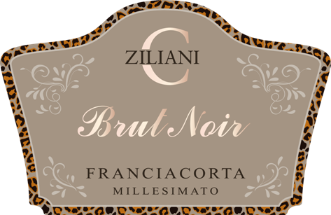 Etichetta del vino Franciacorta Ziliani C Noir Brut 2021