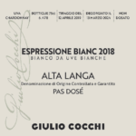 Alta Langa Espressione Bianc Pas Dos&eacute; 2018