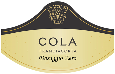Etichetta del vino Franciacorta Dosaggio Zero 2020