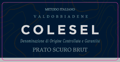 Etichetta del vino Valdobbiadene Prato Scuro Brut 2024