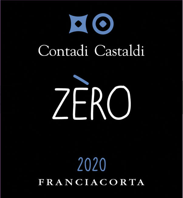 Etichetta del vino Franciacorta Zéro 2020