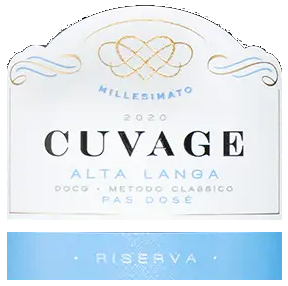 Etichetta del vino Alta Langa Riserva Pas Dosé 2020