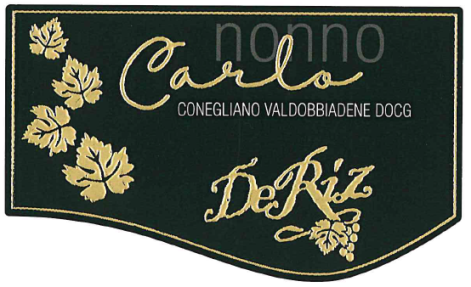 Etichetta del vino Conegliano Valdobbiadene Nonno Carlo Brut 2024