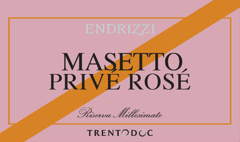 Etichetta del vino Trento Riserva Masetto Privé Rosé Dosaggio Zero 2016