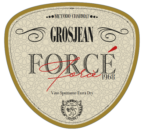 Etichetta del vino Forcé 1968 Extra Dry