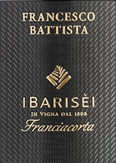 Etichetta del vino Franciacorta Riserva Francesco Battista Dosaggio Zero 2015