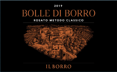 Etichetta del vino Bolle di Borro Rosé Brut 2019