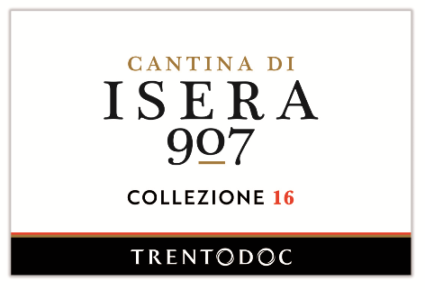 Etichetta del vino Trento 907 Collezione 16 Brut