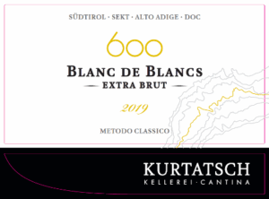 Alto Adige Riserva 600 Blanc de Blancs Extra Brut 2019