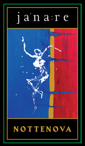 Etichetta del vino Ja’na:re Nottenova Falanghina Brut