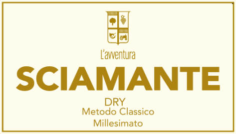 Etichetta del vino Passerina del Frusinate Sciamante Dry 2021