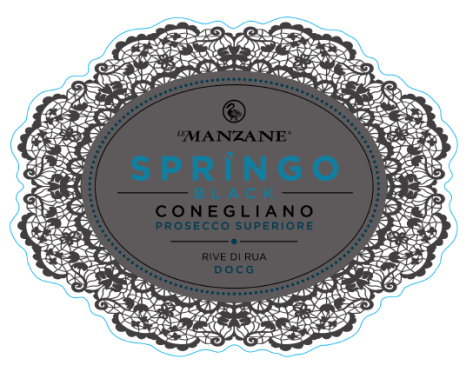 Etichetta del vino Conegliano Prosecco Superiore Rive di Rua Springo Black Brut 2024