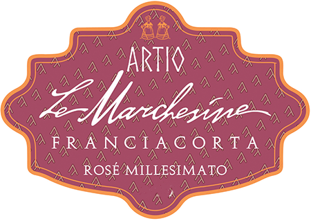 Etichetta del vino Franciacorta Artio Rosé Brut 2021