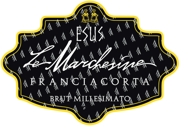 Etichetta del vino Franciacorta Esus Brut 2016