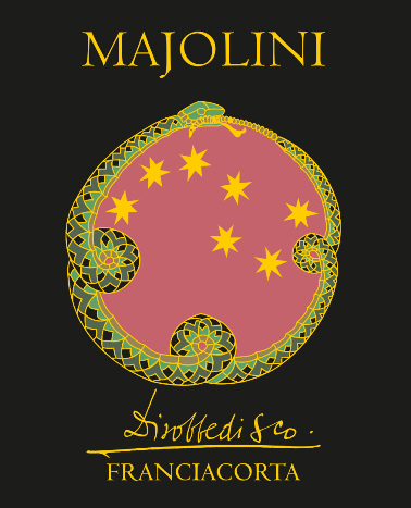 Etichetta del vino Franciacorta Disobbedisco Extra Brut