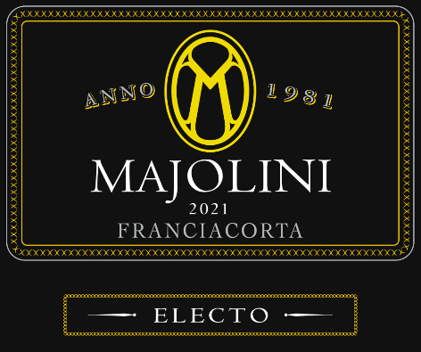 Etichetta del vino Franciacorta Electo Brut 2018