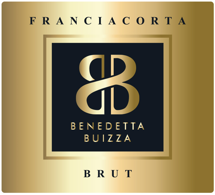 Etichetta del vino Franciacorta Benedetta Buizza Brut