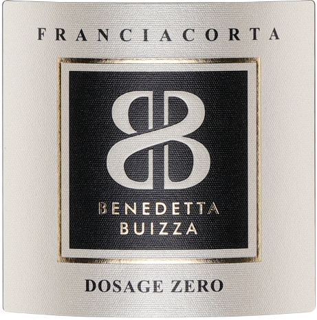 Etichetta del vino Franciacorta Benedetta Buizza Dosage Zéro