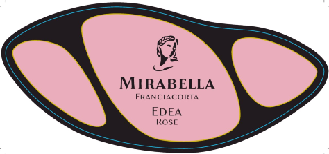 Etichetta del vino Franciacorta Edea Rosé Brut