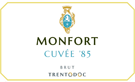 Etichetta del vino Trento Cuvée ’85 Brut
