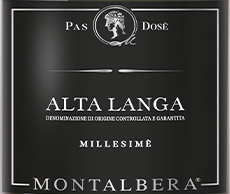 Etichetta del vino Alta Langa Blanc de Blancs Pas Dosé 2021