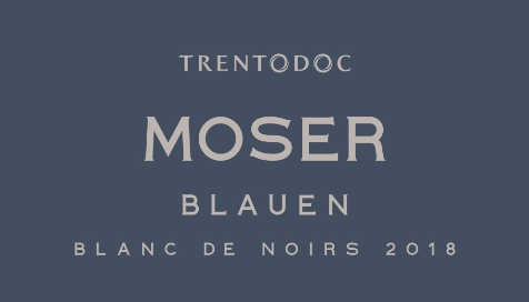 Etichetta del vino Trento Blanc de Noirs Blauen Extra Brut 2018