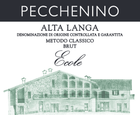Etichetta del vino Alta Langa Ecole Extra Brut 2021