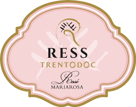 Etichetta del vino Trento Mariarosa Rosé Brut