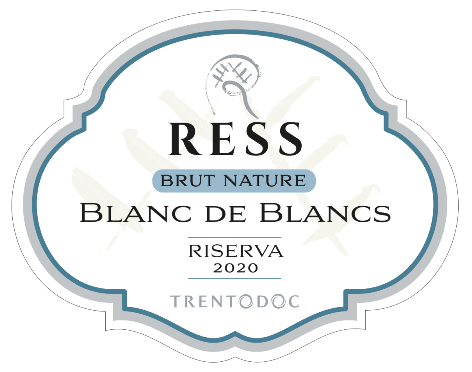 Etichetta del vino Trento Riserva Blanc de Blancs Nature 2020