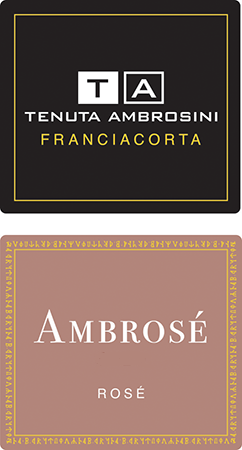 Etichetta del vino Franciacorta Ambrosé Rosé Brut 2021