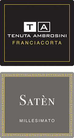 Etichetta del vino Franciacorta Satèn 2021