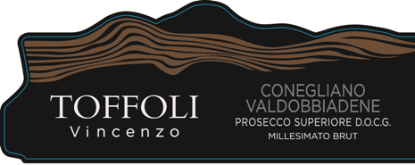 Etichetta del vino Conegliano Valdobbiadene Prosecco Superiore Brut 2024